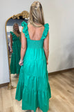 Meadow Hues Maxi Dress Green
