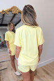 Lounging Luxe Short Set Yellow