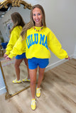 Lulu Mac Sweatshirt Yellow/Cyan