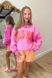 Lulu Mac Sweatshirt Pink/Orange