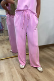 Soft Summer Pants Pink
