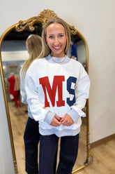 Mississippi Reversible Mock Neck Red/ Navy Pt 2