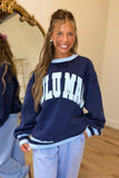 Lulu Mac Social Society Navy/Light Blue Stitch