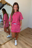 Together Forever Skort Set Red Blue