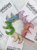 Kansas Hoop Earrings (various)