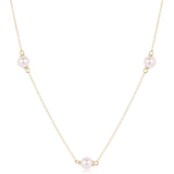 E Newton Simplicity Gold Pearl Necklace 6mm Bead Various