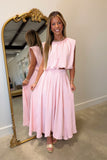 Spring Sweetheart Skirt Set Pink