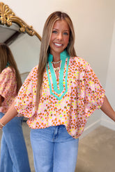 Lots of Dots Blouse Blush