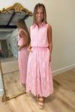 Blush Belle Eyelet Skirt Set
