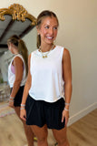 V Crossover Flare Short Black