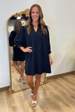 On the Go Dress Black