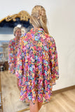 Plum Daze Floral Dress