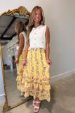 Sweet Gold Button Sweater Vest White