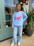 Holly Jolly Nutcracker Sweatshirt Blue