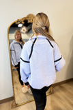 Fleece Navidad Quarter Zip Lavender