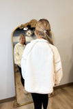 Fleece Navidad Quarter Zip Ivory
