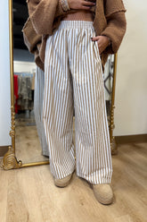 Brown Sugar Striped Pants