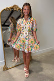 Malibu Palm Dream Belted Dress