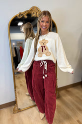 Beary Merry Sweater Cream