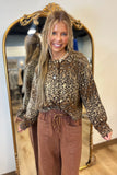 Leopard Luxe Cardigan Jacket