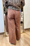 Wendy Wide Leg Pocket Jeans Cocoa