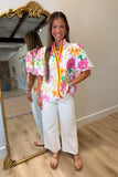 Bursting Bloom Blouse Pink