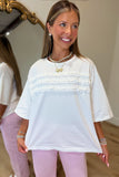 Basic But Elevated Ruffled Top White