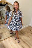 Mary Square Growing Grace Dress Blue