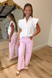 White Blossoms Blouse