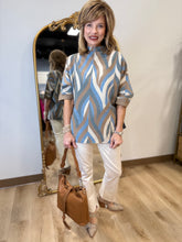 APNY Interlacing Lines Sweater Mocha