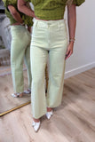 Hug Me Tight Jeans Chartreuse