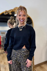 Not So Basic Black Sweater