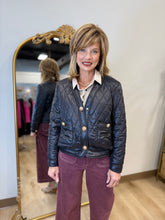 Joh Johya Puffer Jacket/Purse Combo Black