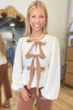 Triple Bow Top Cream