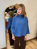 APNY Funnel Neck Sweater Blue