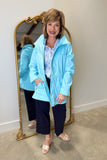 Renuar Rain Jacket Capri Blue
