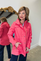 Renuar Rain Jacket Capri Geranium