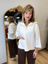 APNY Half Zip Pullover Winter White