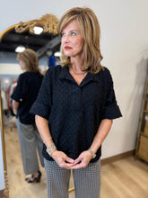 APNY Crinkle Pullover Black