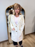 APNY Cozy Long Cardigan Coat Natural