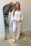 Signature Silk Blouse Cream