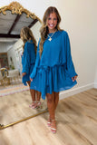Dance Teal Dawn Dress