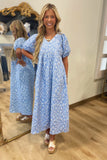 Blue Daisy Day Dress