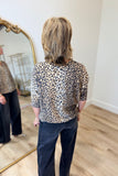 Renuar V Neck Cardigan Leopard