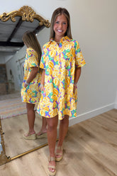 Feeling Fruitful Dress Yellow