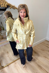 Renuar Lightweight Rain Jacket Gold