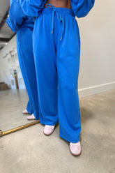 Lulu Mac Terrycloth Pant Bright Blue