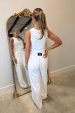 Lulu Mac Terrycloth Pant White