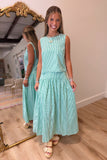 Carolina Gingham Top Green