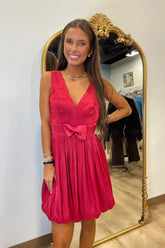 Beautiful Bow Dress Red